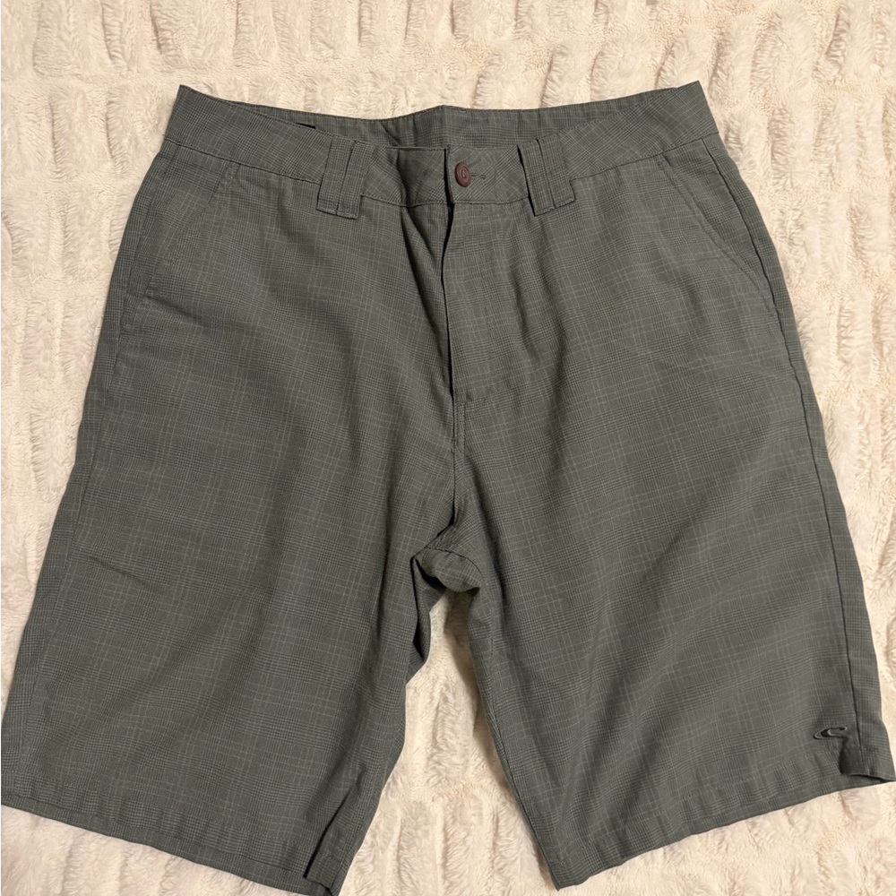 O'Neill Men's Charcoal Flat Front Shorts